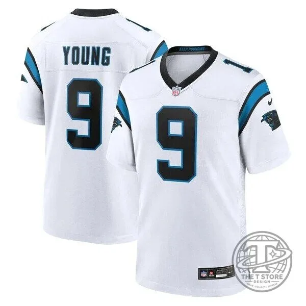 Bryce Young Carolina Panthers White Game Day Football Jersey 5 Bryce Young Carolina Panthers White Game Day Football Jersey