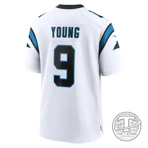 Bryce Young Carolina Panthers White Game Day Football Jersey 7 Bryce Young Carolina Panthers White Game Day Football Jersey