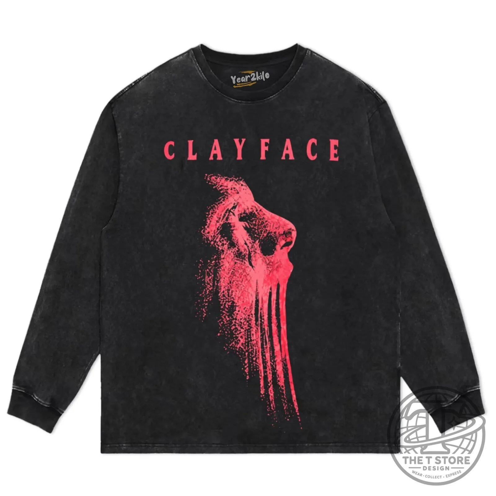 Clayface Batman Villain Distressed Black Graphic Print T-Shirt 13 Clayface Batman Villain Distressed Black Graphic Print T-Shirt