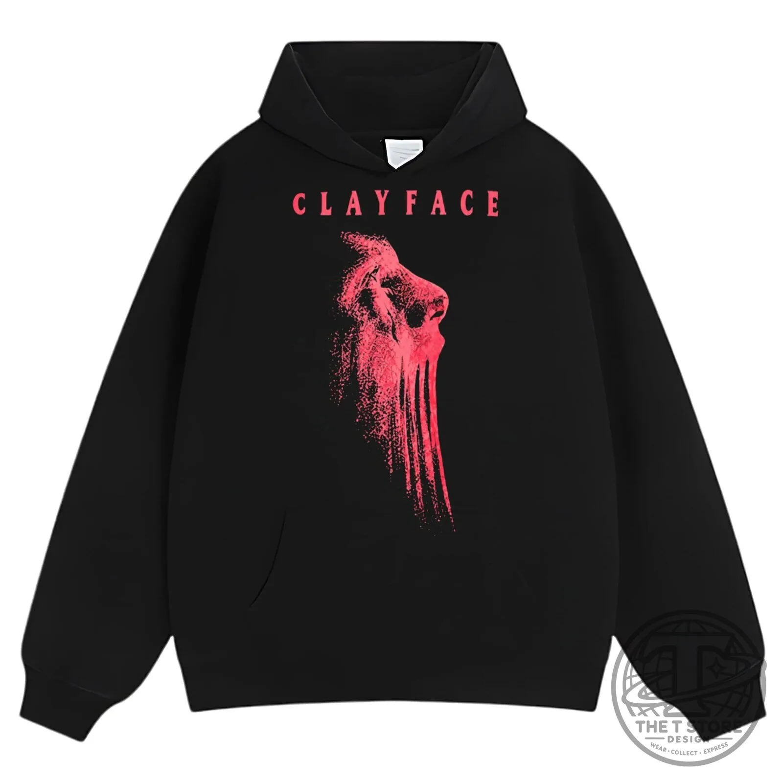 Clayface Batman Villain Distressed Black Graphic Print T-Shirt 14 Clayface Batman Villain Distressed Black Graphic Print T-Shirt