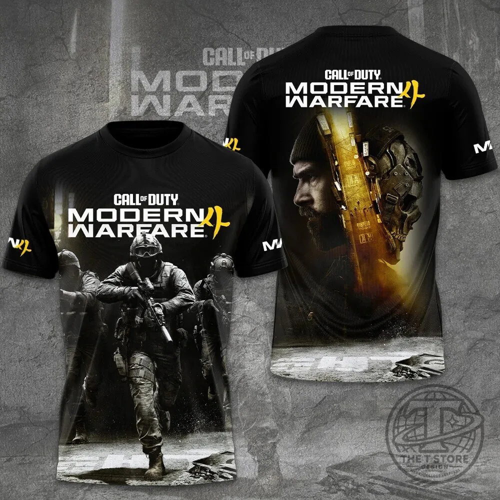 Call of Duty Modern Warfare Video Game Black Ops First Person Shooter T-Shirt